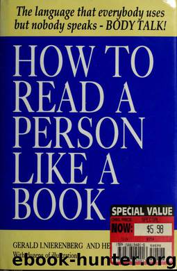 How to read a person like a book by Nierenberg Gerard I;Calero Henry H & Calero Henry H