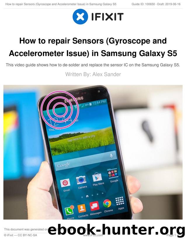 How to repair Sensors (Gyroscope and Accelerometer Issue) in Samsung Galaxy S5 by Unknown