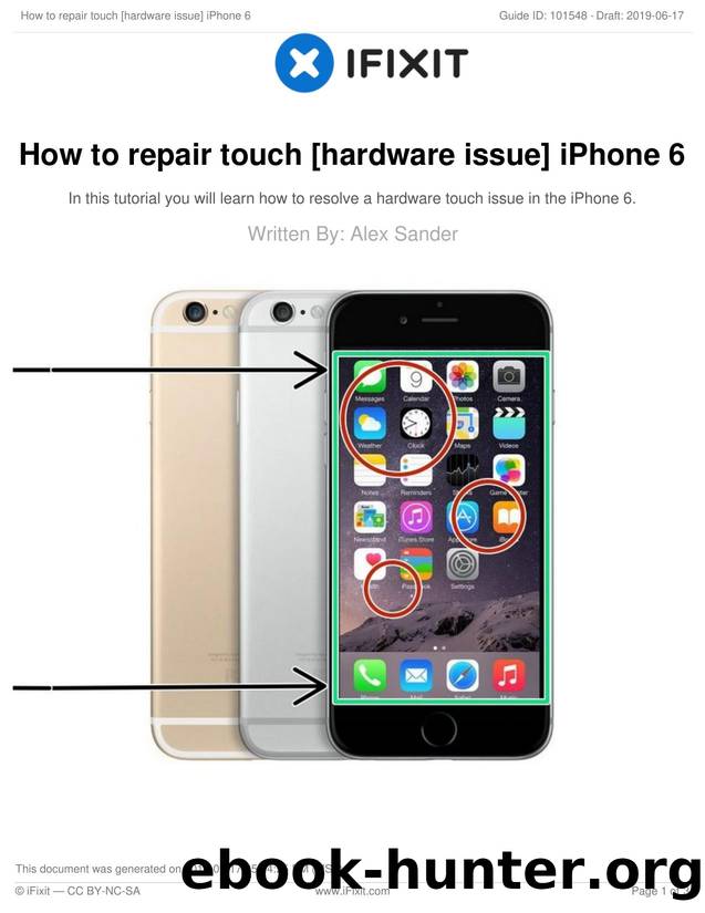 How to repair touch [hardware issue] iPhone 6 by Unknown