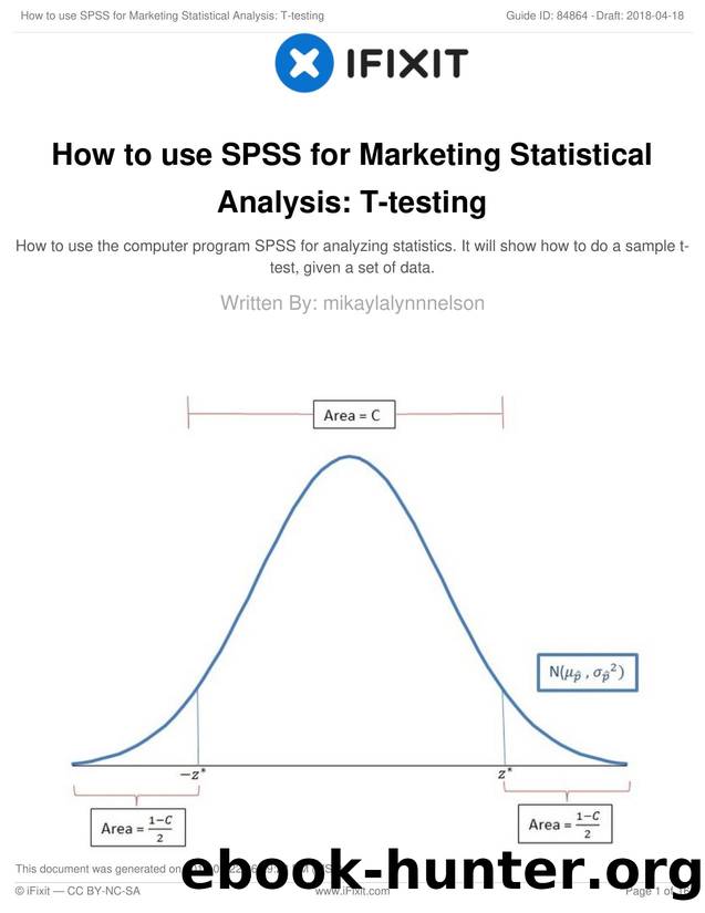 How to use SPSS for Marketing Statistical Analysis: T-testing by Unknown