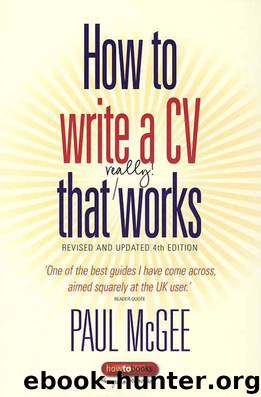 How to write a CV that really works by Paul McGee