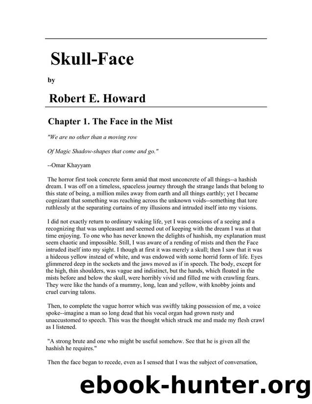 Howard, Robert E. - Horror 1928 - Skull-Face by Skull-Face