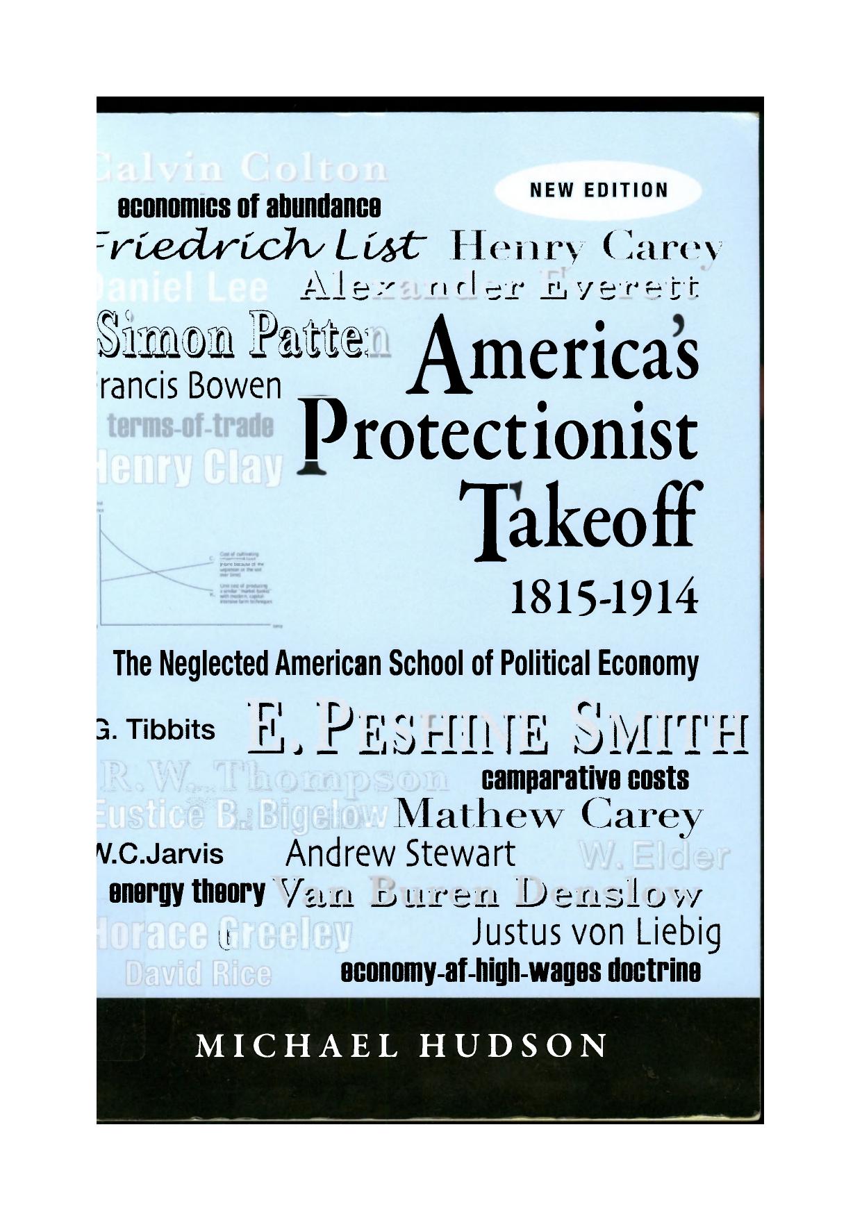 Hudson by America’s Protectionist Takeoff 1815-1914