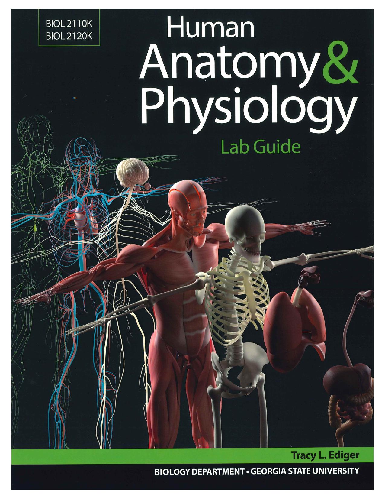 Human Anatomy & Physiology Lab Guide by Tracy L. Ediger