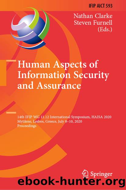 Human Aspects of Information Security and Assurance by Unknown