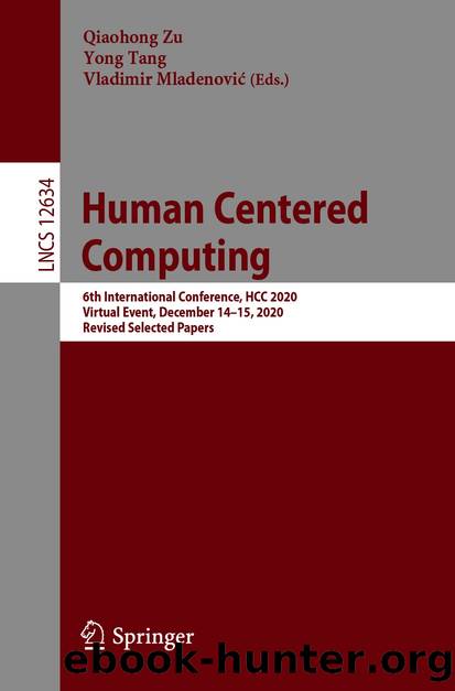 Human Centered Computing by Unknown