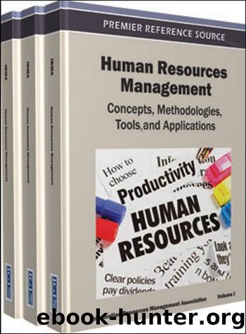 Human Resources Management Set- Concepts, Methodologies, Tools and Applications by Unknown