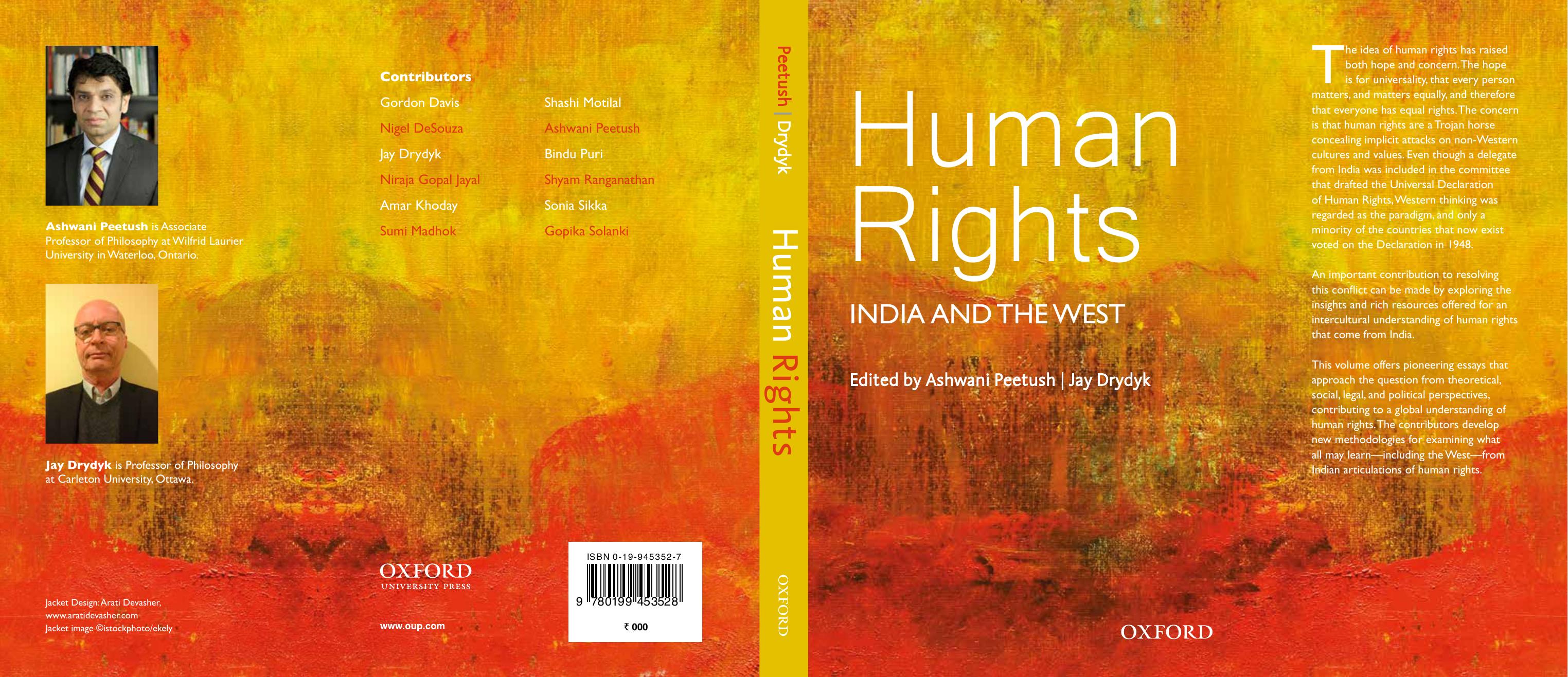 Human Rights: India and the West by Ashwini Peetush; Jay Drydyk