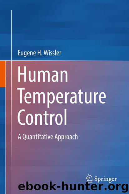 Human Temperature Control by Eugene H. Wissler