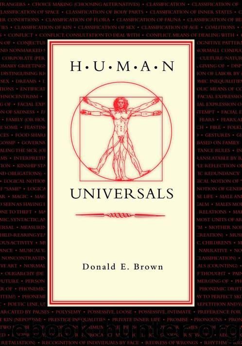 Human Universals by Brown Donald E