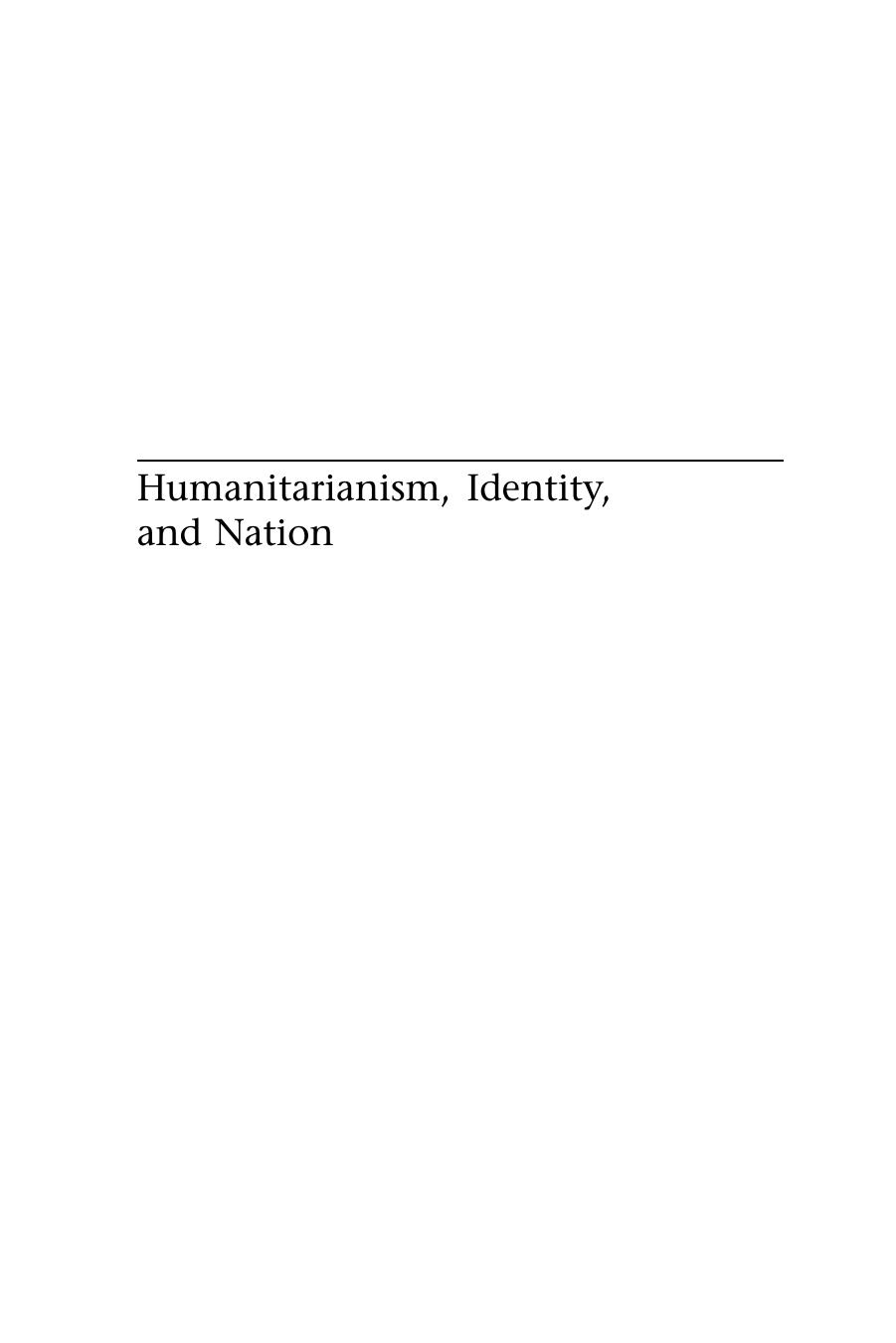 Humanitarianism, Identity, and Nation : Migration Laws in Canada and Australia by Catherine Dauvergne