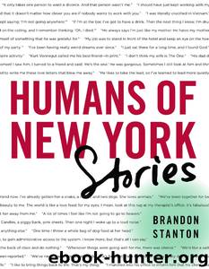 Humans of New York: Stories by Brandon Stanton