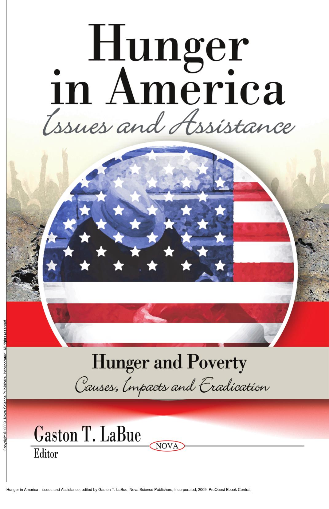Hunger in America : Issues and Assistance by Gaston T. LaBue