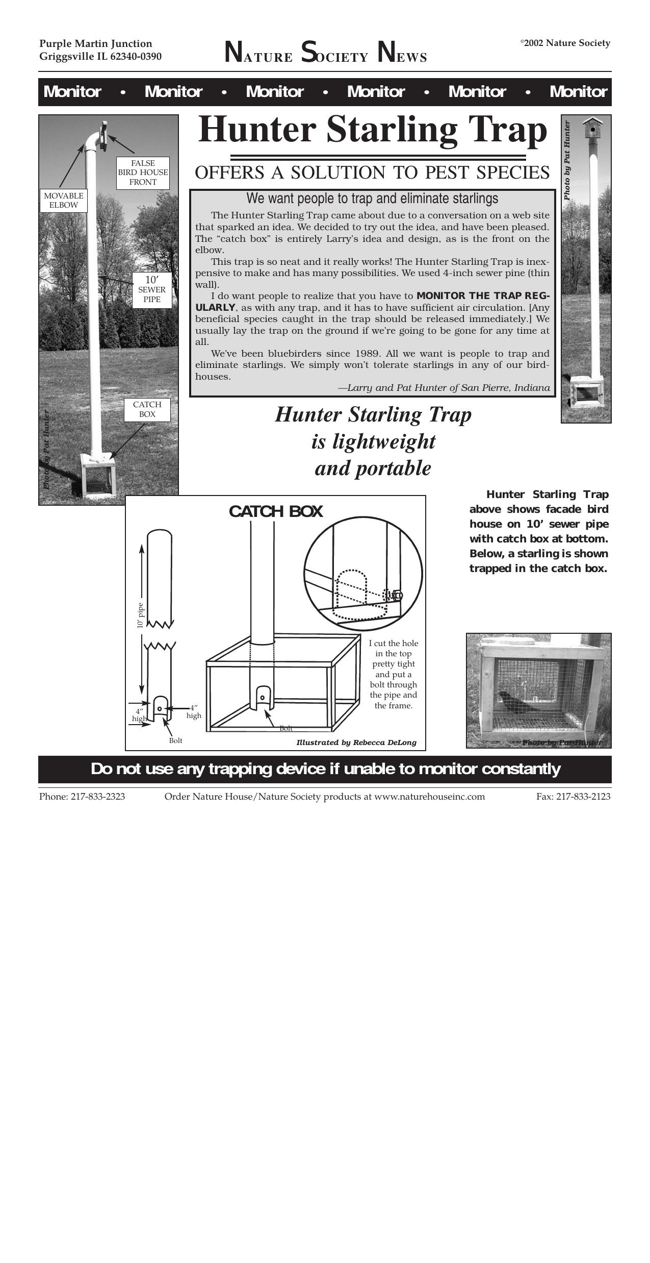 Hunter Trap PDF layout by Karen's G4