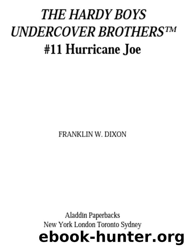 Hurricane Joe by Franklin W. Dixon