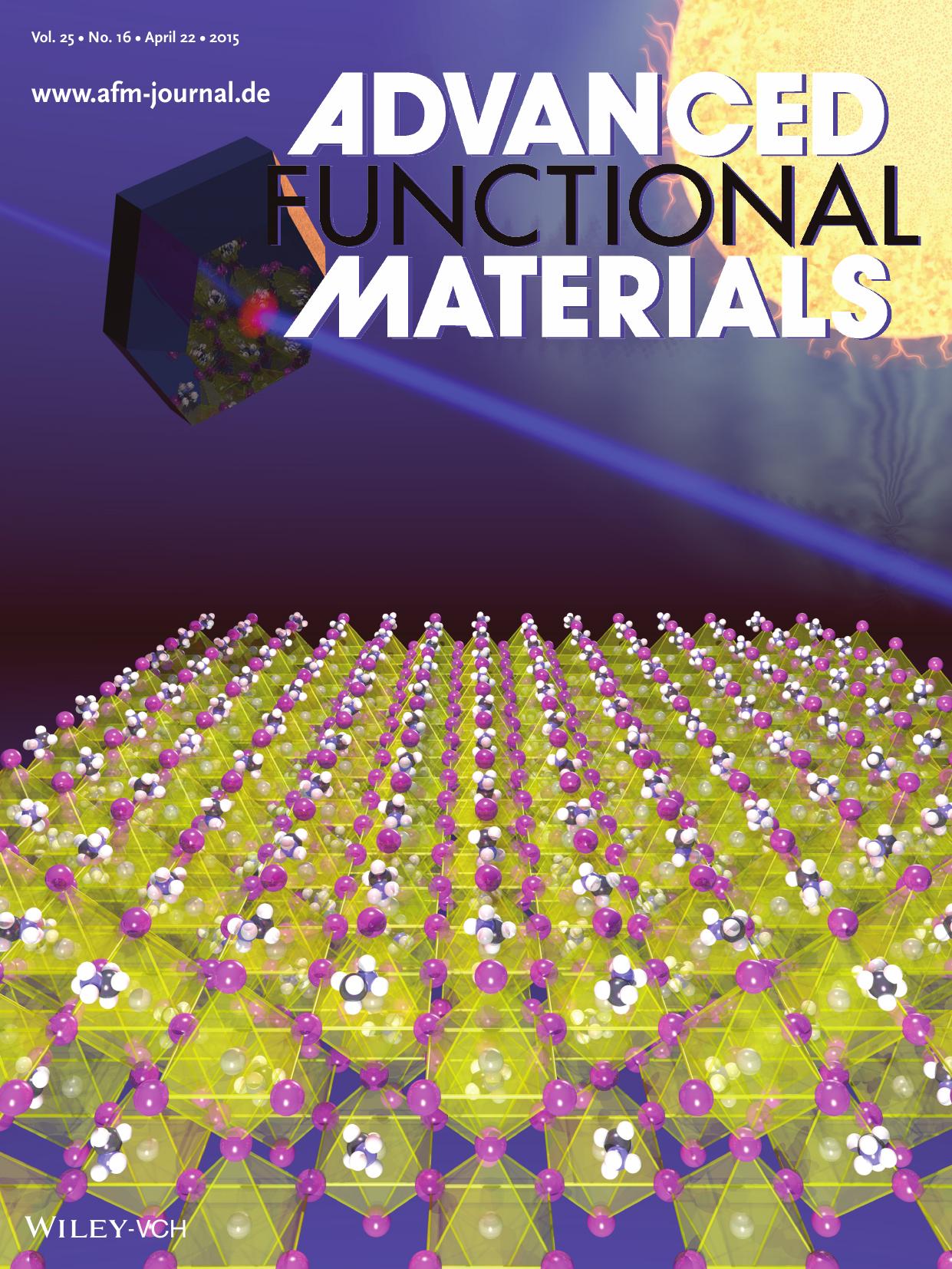 Hybrid Perovskites: Photophysics of Organic–Inorganic Hybrid Lead Iodide Perovskite Single Crystals (Adv. Funct. Mater. 16/2015) by Unknown