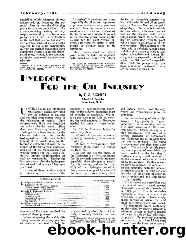 Hydrogen for the oil industry by Unknown