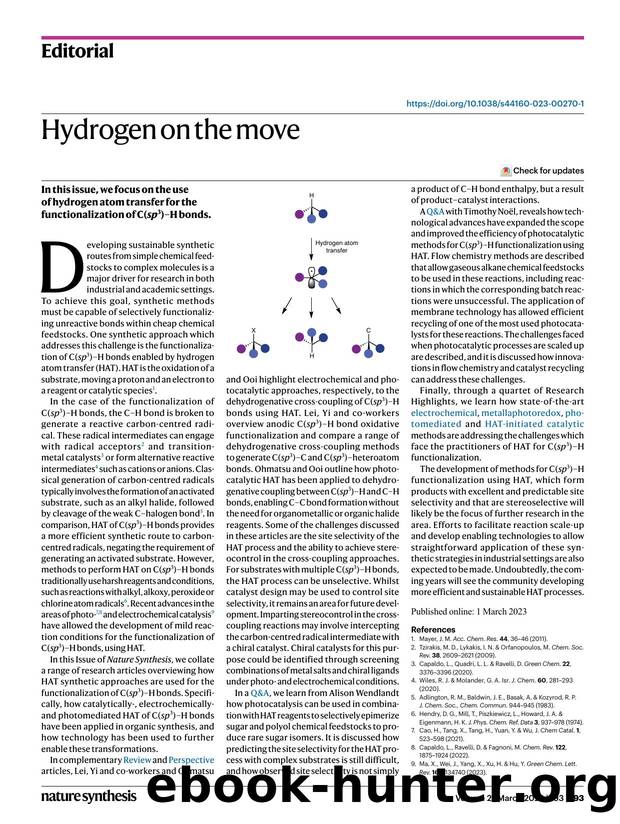 Hydrogen on the move by Unknown