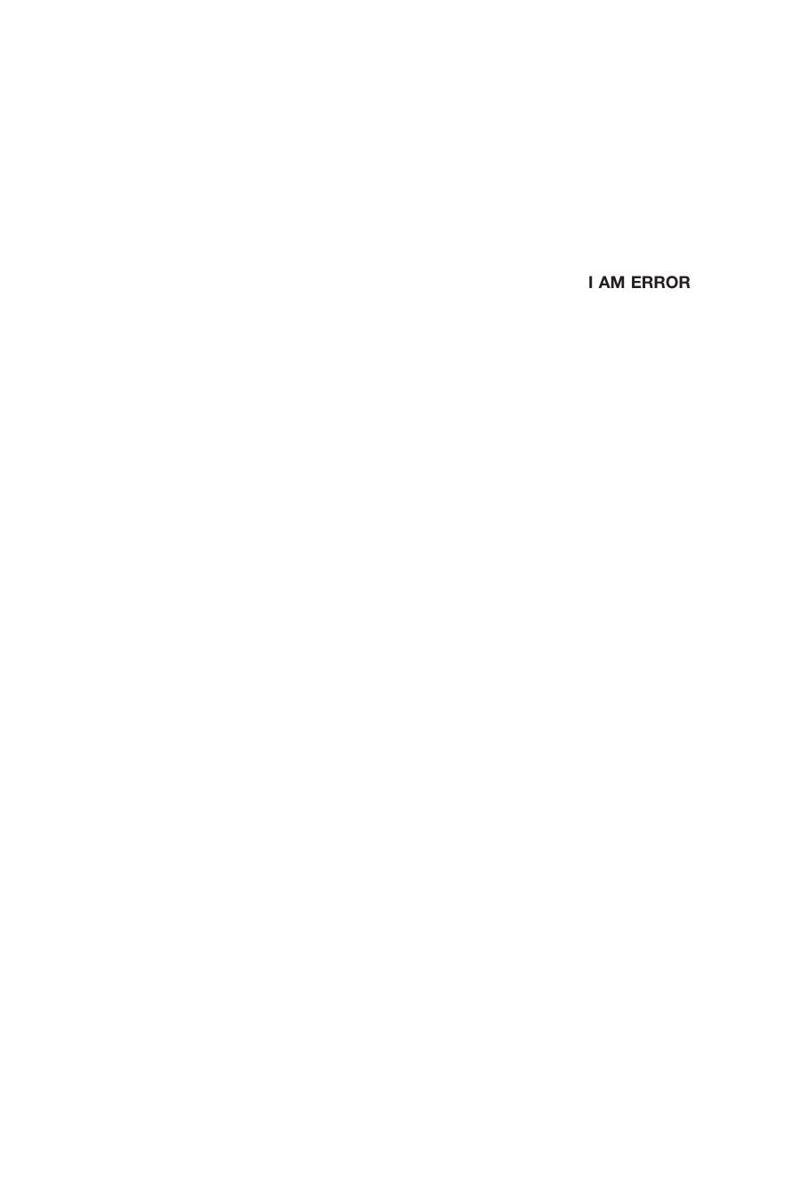 I Am Error: The Nintendo Family Computer / Entertainment System Platform by Nathan Altice