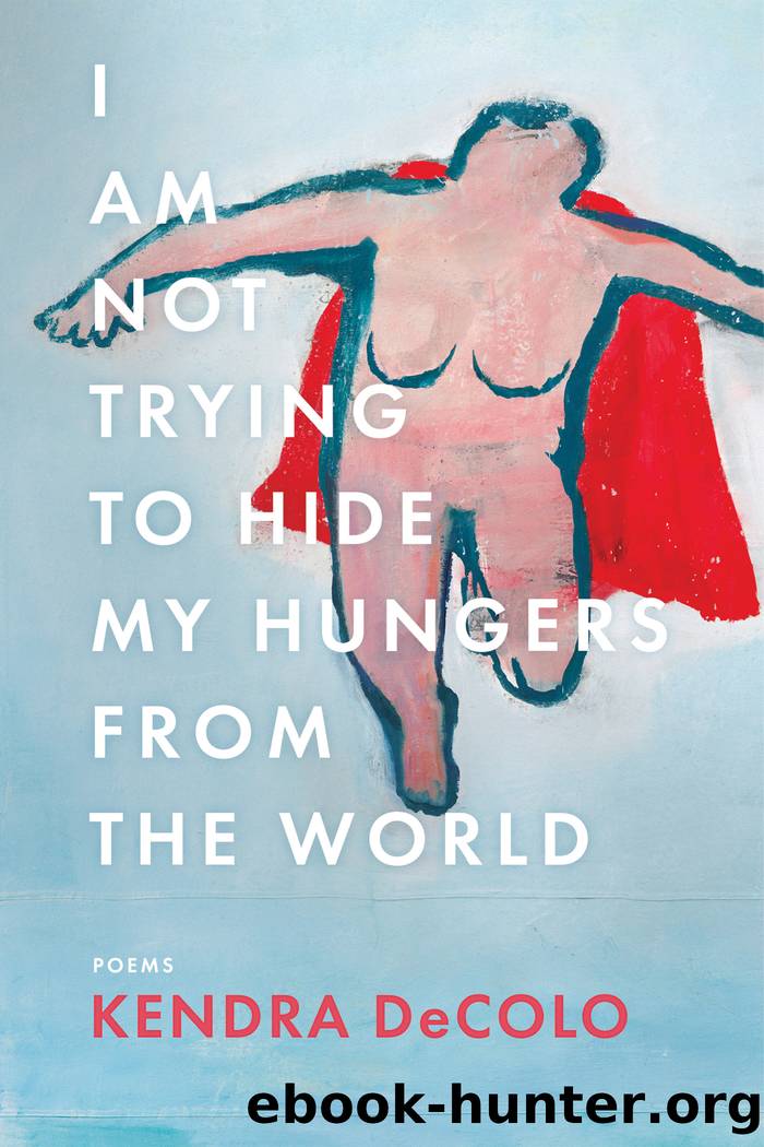 I Am Not Trying to Hide My Hungers from the World by Kendra DeColo