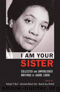 I Am Your Sister by Audre-Lorde