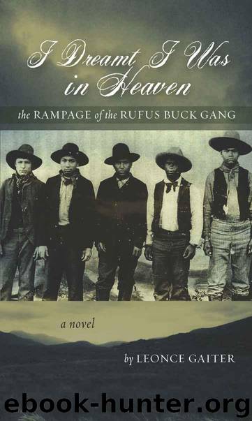 I Dreamt I Was in Heaven - The Rampage of the Rufus Buck Gang by Leonce Gaiter