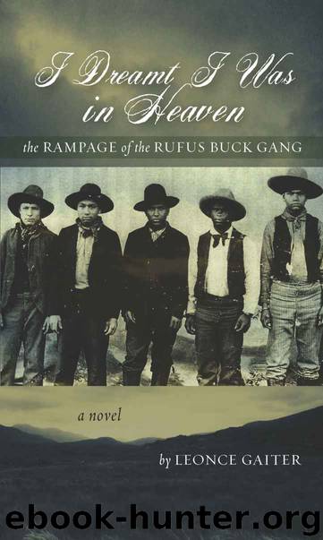 I Dreamt I Was in Heaven_The Rampage of the Rufus Buck Gang by Leonce Gaiter
