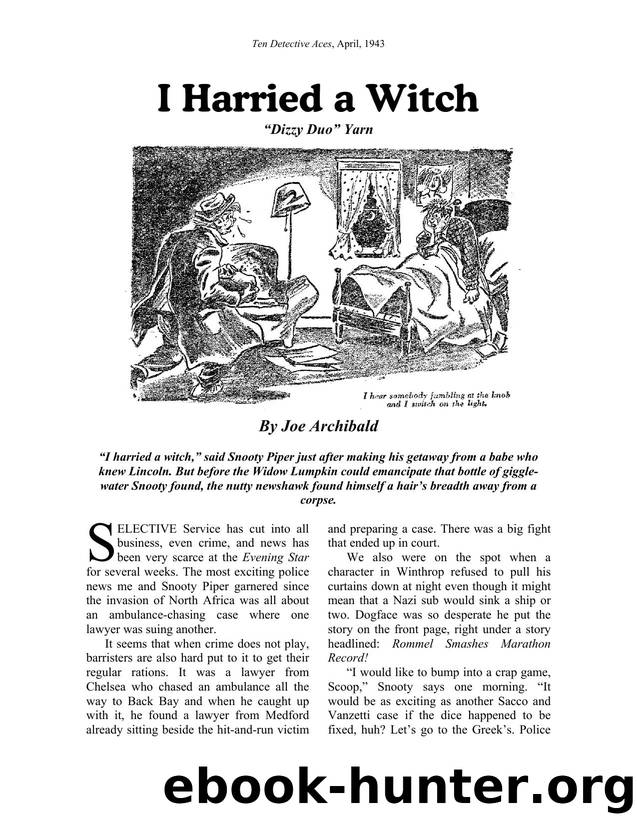I Harried a Witch by Joe Archibald (pdf)