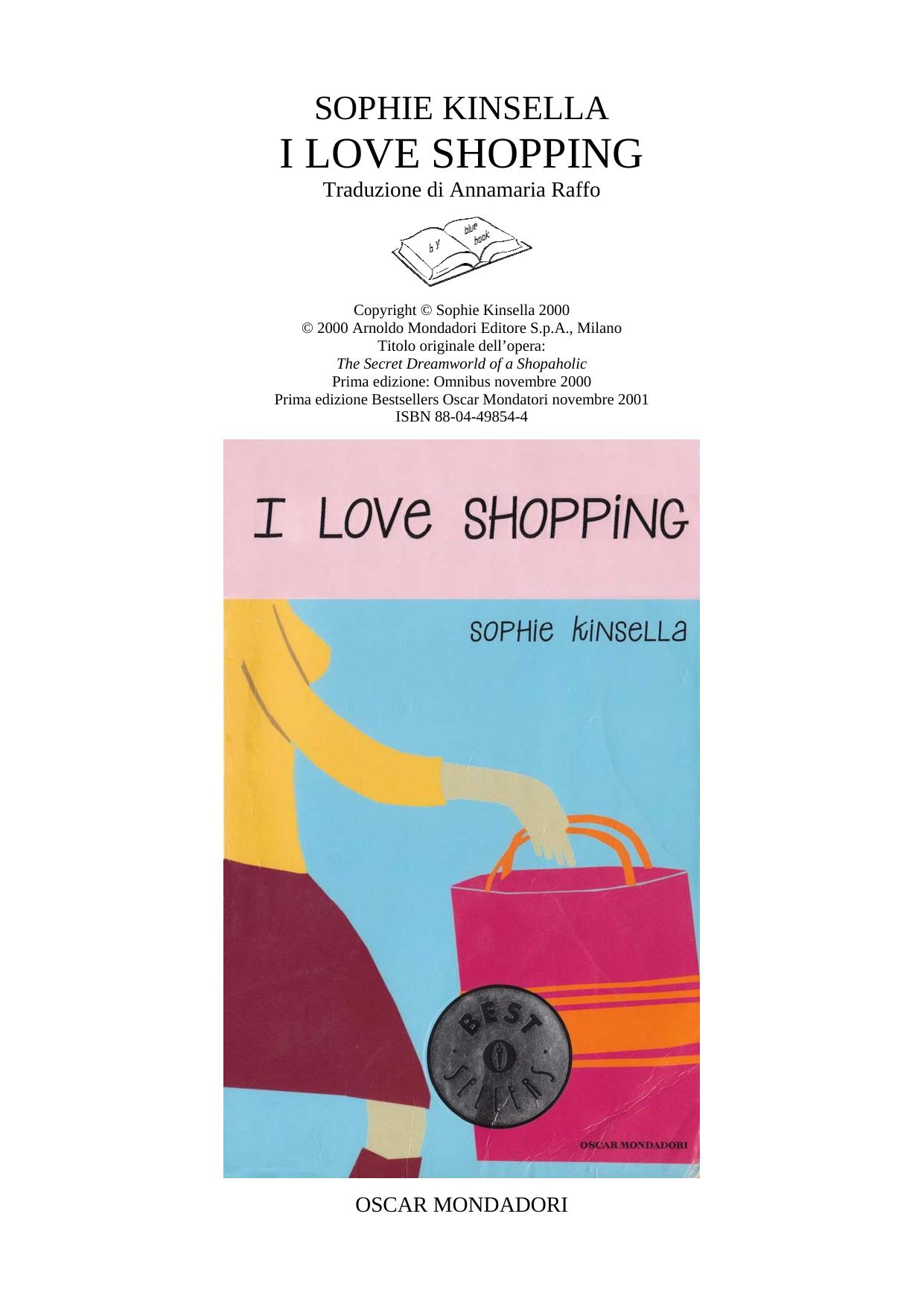 I Love Shopping by Bluebook