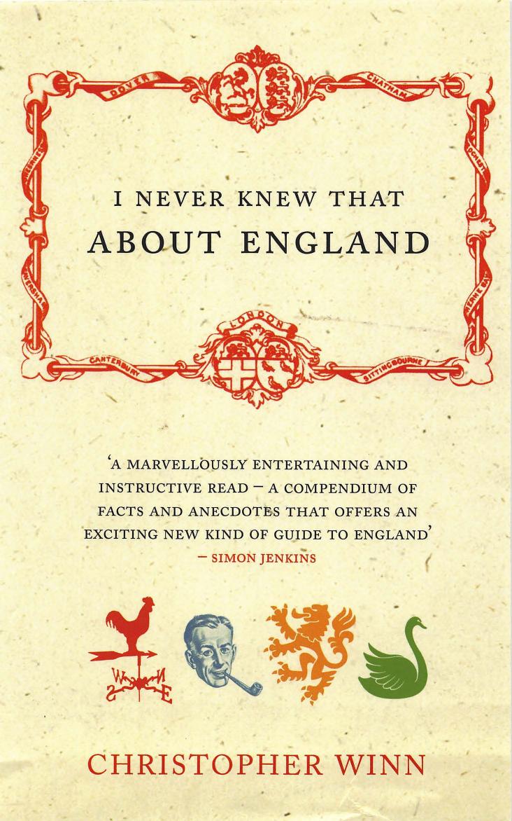 I Never Knew that about England by Christopher Winn