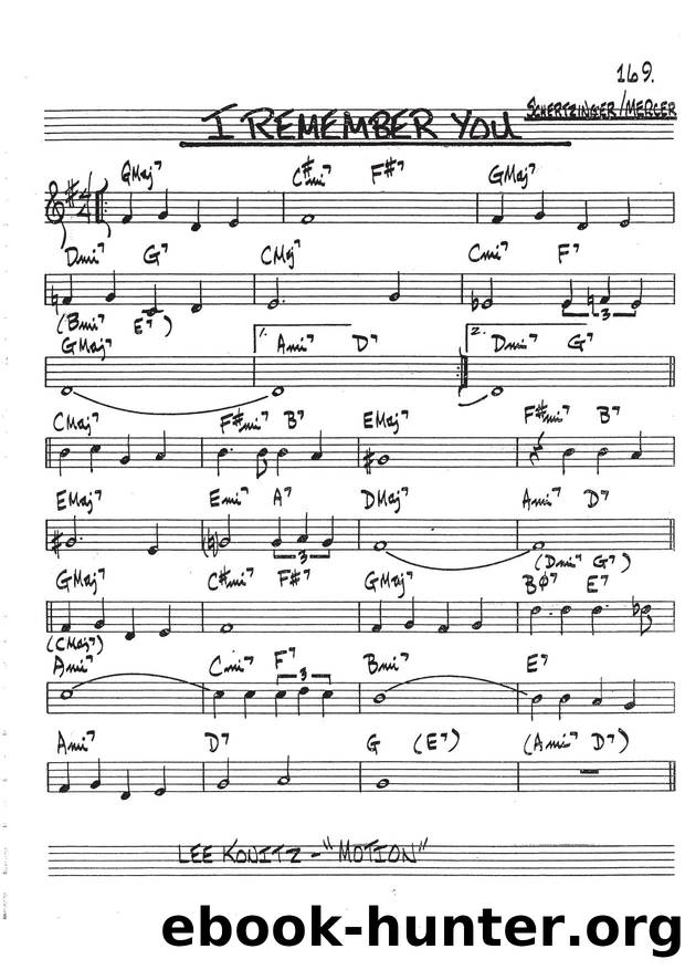 I Remember You (Bb) by Michael