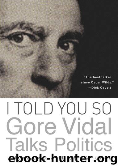 I Told You So by Gore Vidal