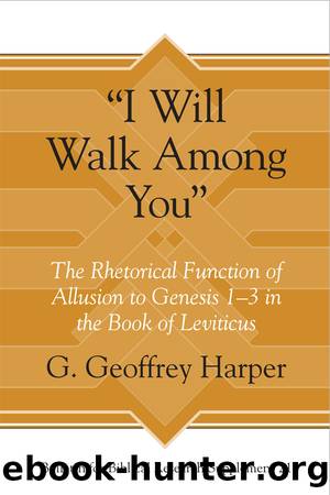 I Will Walk Among You by Harper G. Geoffrey;Eisenbrauns (Firm);