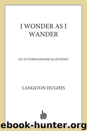 I Wonder as I Wander by Langston Hughes