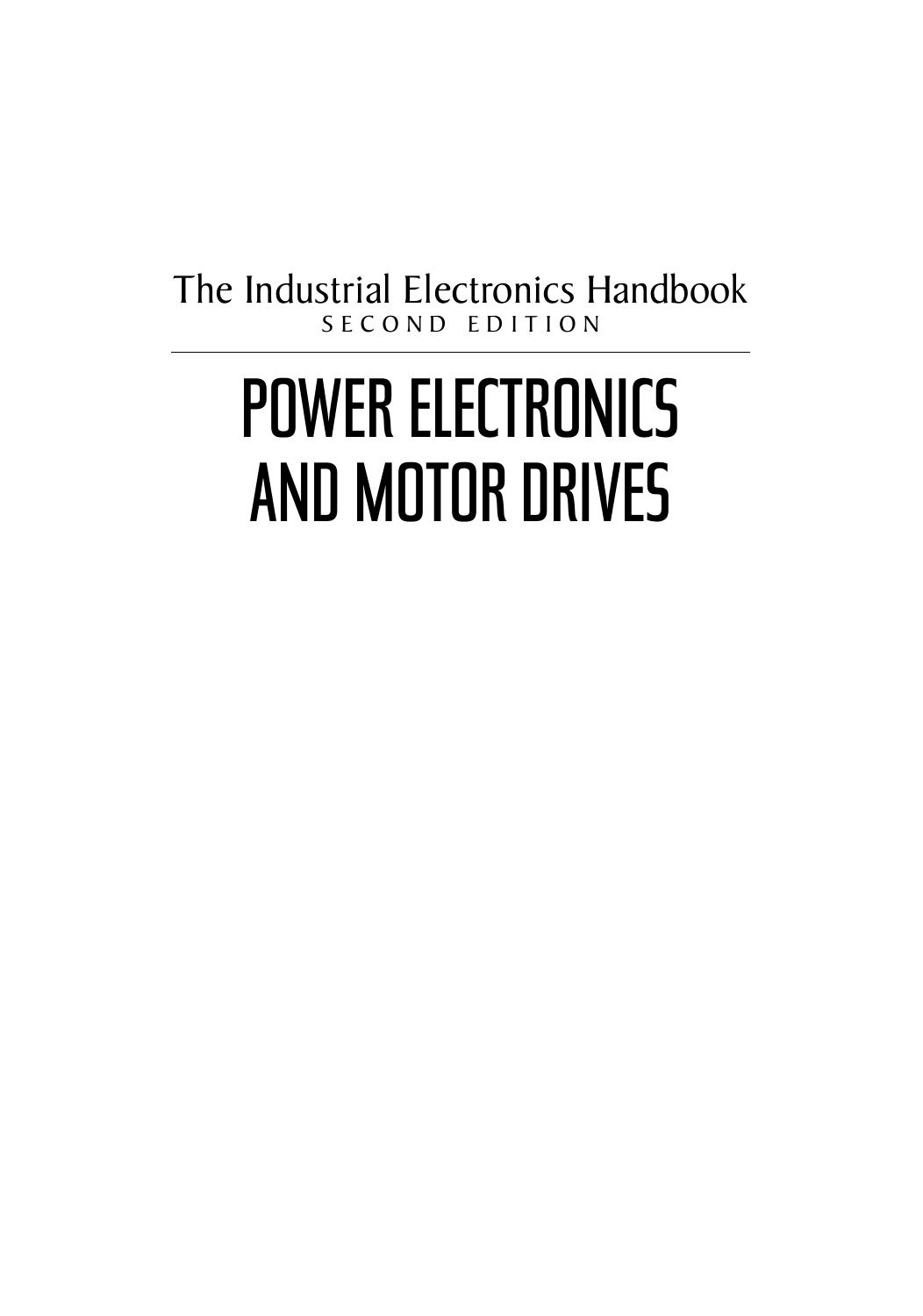 I by Power Electronics & Motor Drives-CRC Press (2017)