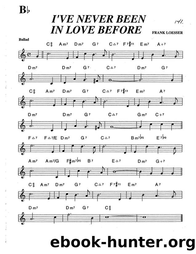 I've Never Been In Love Before (Bb) by Unknown