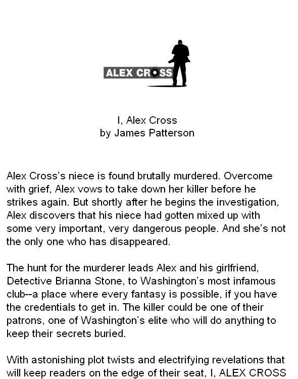 I, Alex Cross - v5 by James Patterson