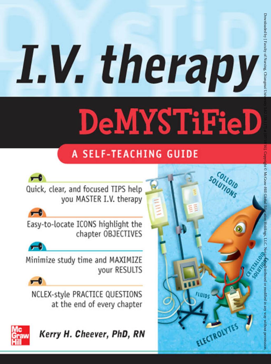 I.V. therapy demystified by Cheever Kerry H