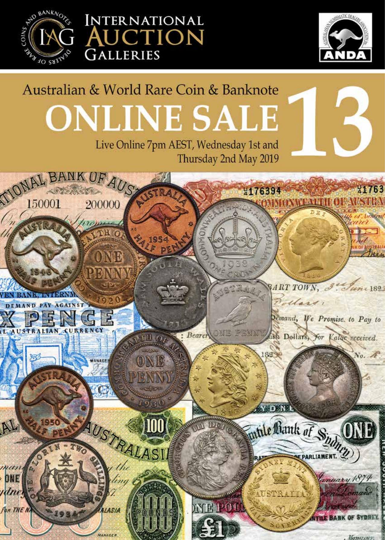 IAG 2019.05.01-02 Online Sale 13 Australian & World Rare Coin & Banknote [2018, PDF] by Unknown