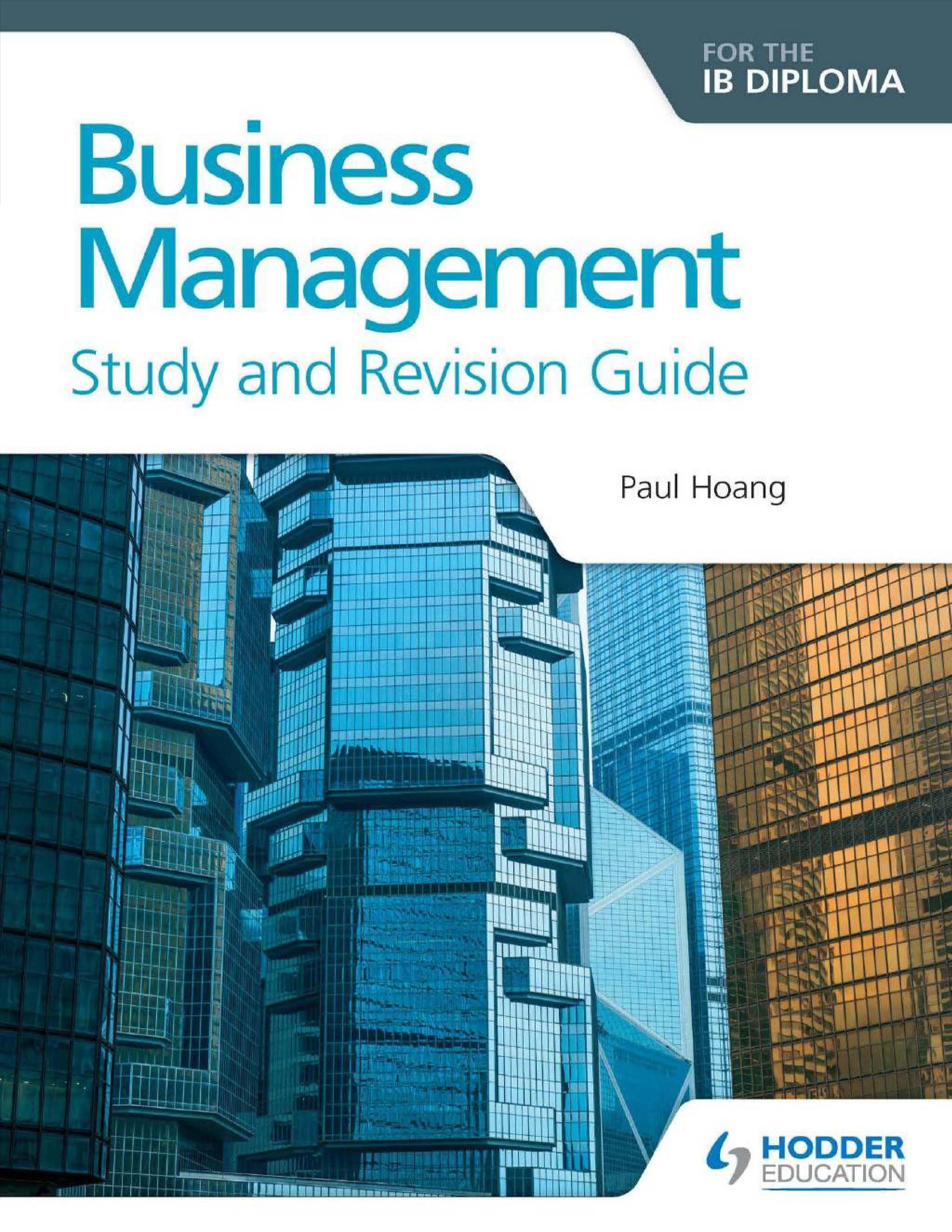 IB Diploma Business Management Study and Revision Guide by Unknown