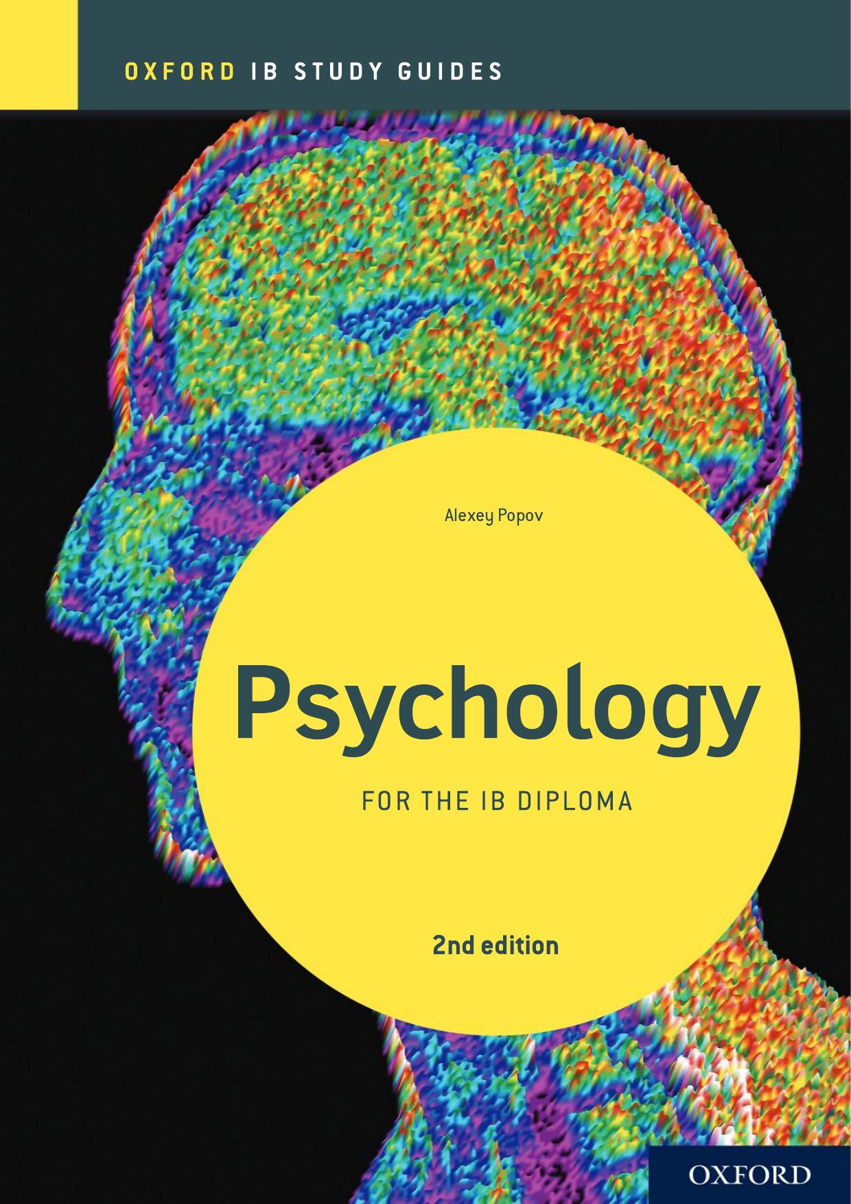 IB Psychology Study Guide: Oxford IB Diploma Programme by Alexey Popov