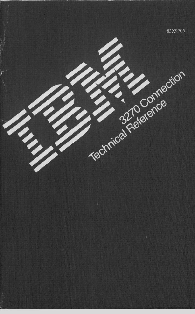 IBM 3270 Connection Technical Reference by IBM