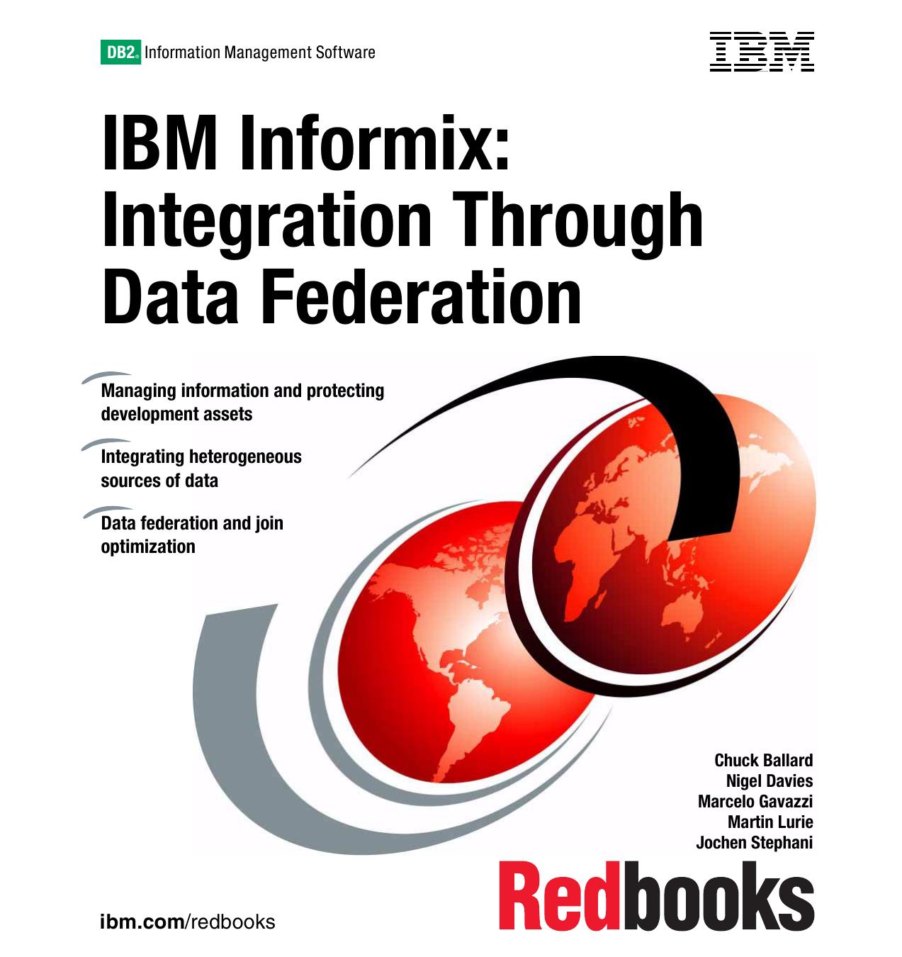 IBM Informix : Integration Through Data Federation by IBM Redbooks
