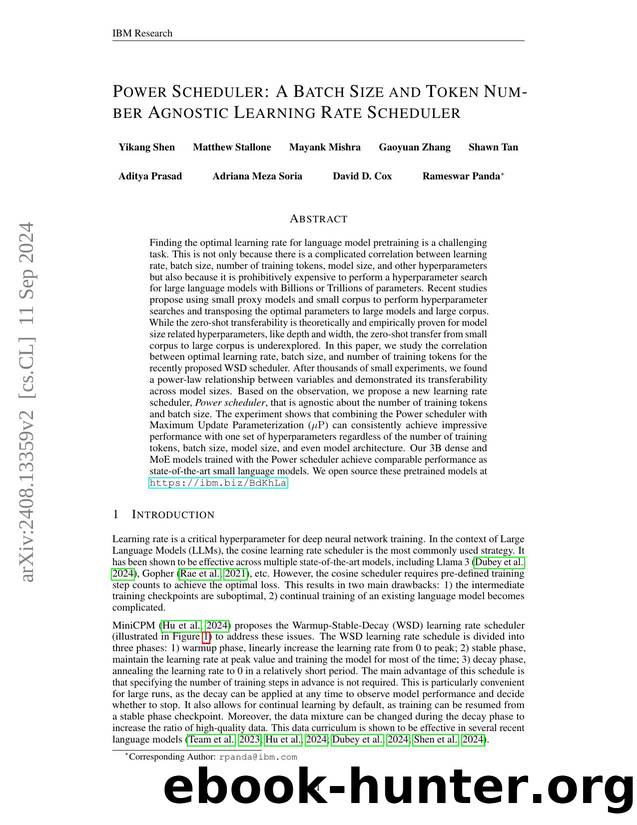 IBM Power Scheduler Process 2408.13359v2 by Unknown