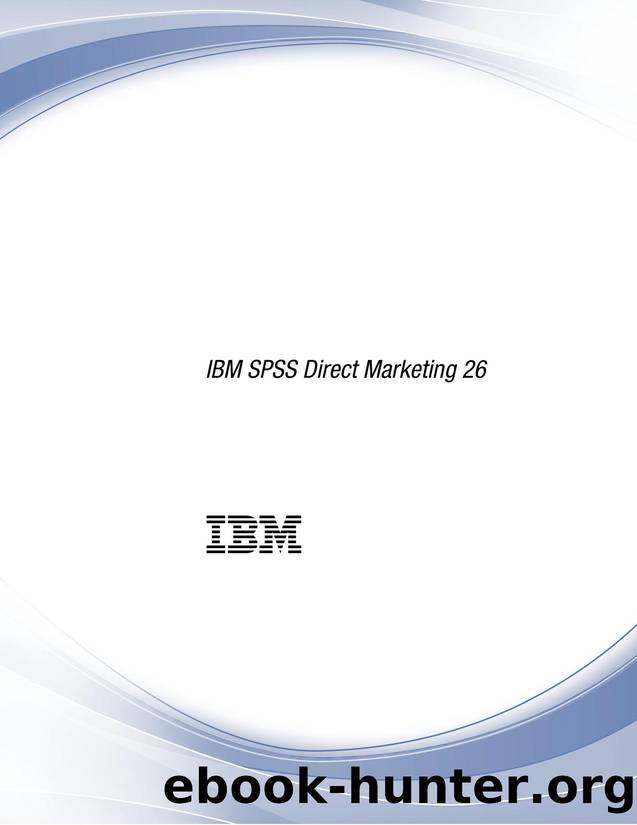 IBM SPSS Direct Marketing 26 by IBM