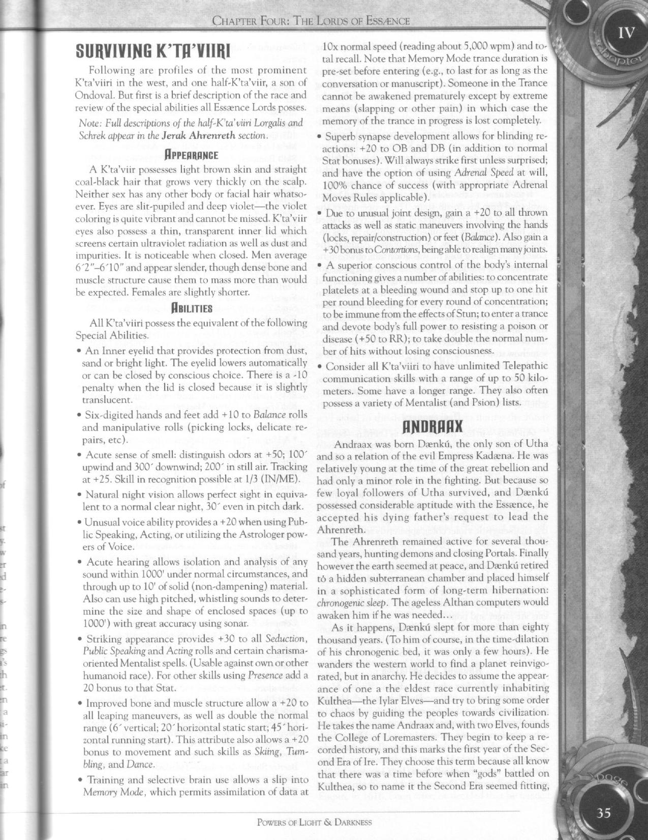 ICE 6402 E - Powers of Light and Darkness by Missing Pages (35-52 56-57)