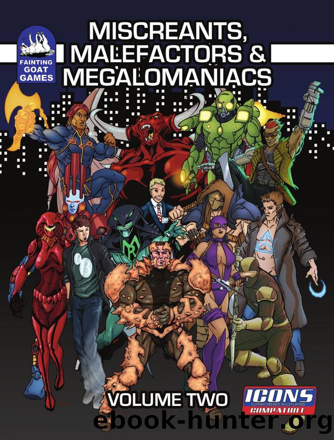 ICONS Miscreants Malefactors and Megalomaniacs Volume 2 by Unknown