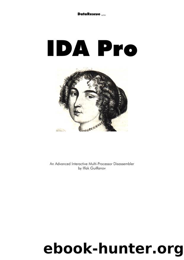 IDA Pro 3.8x Quick Start Guide by DataRescue