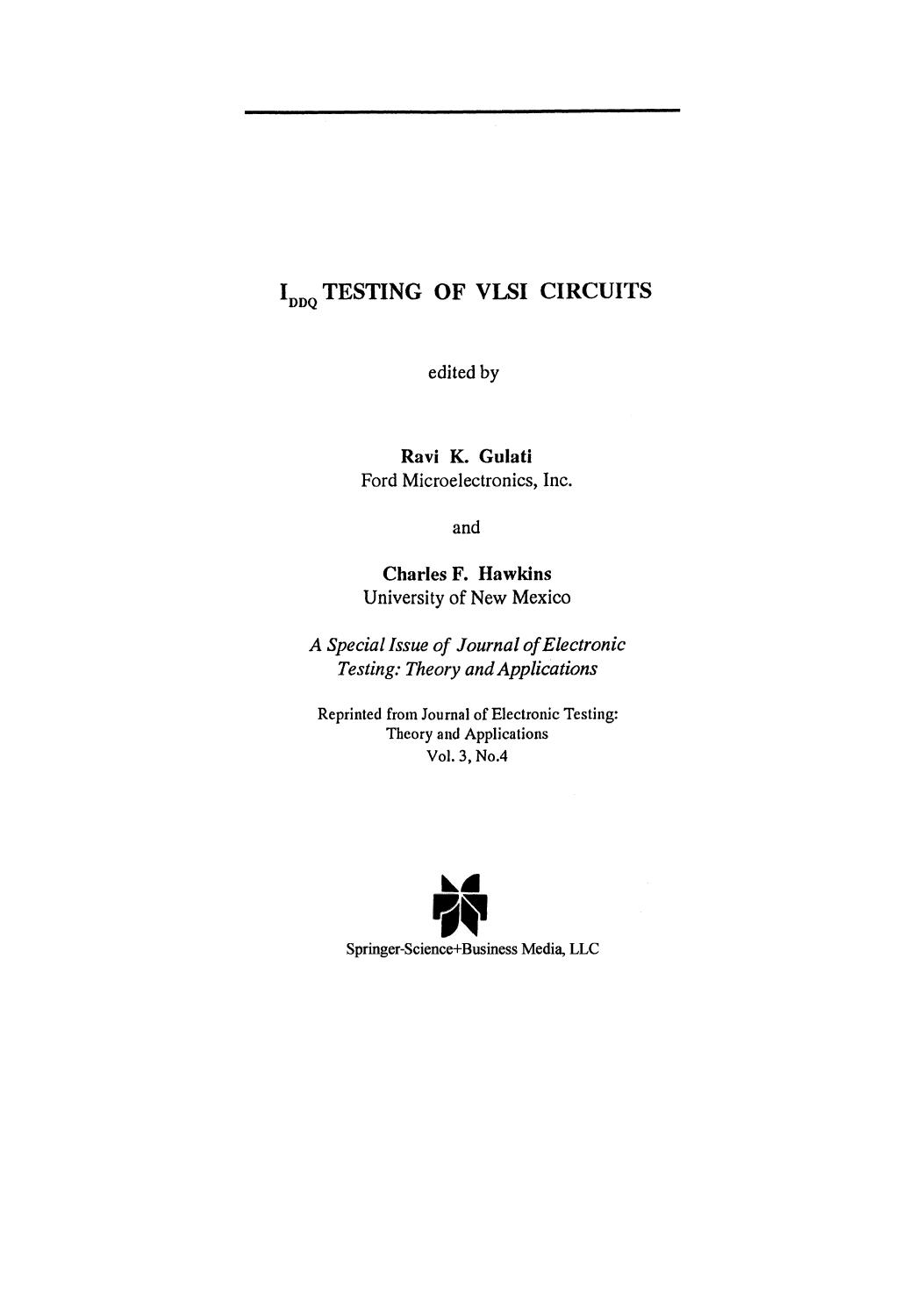IDDQ Testing of VLSI Circuits by unknow