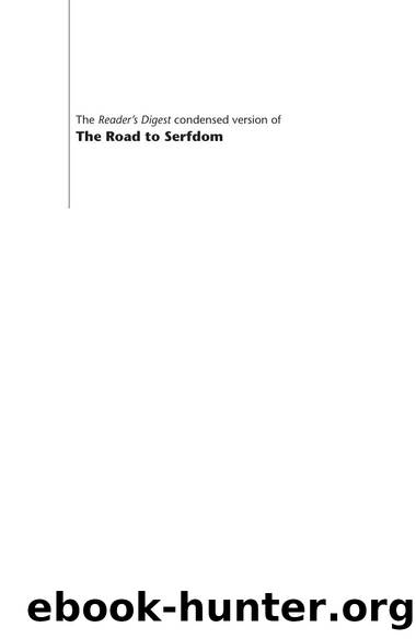 IEA Road to Serfdom by G4